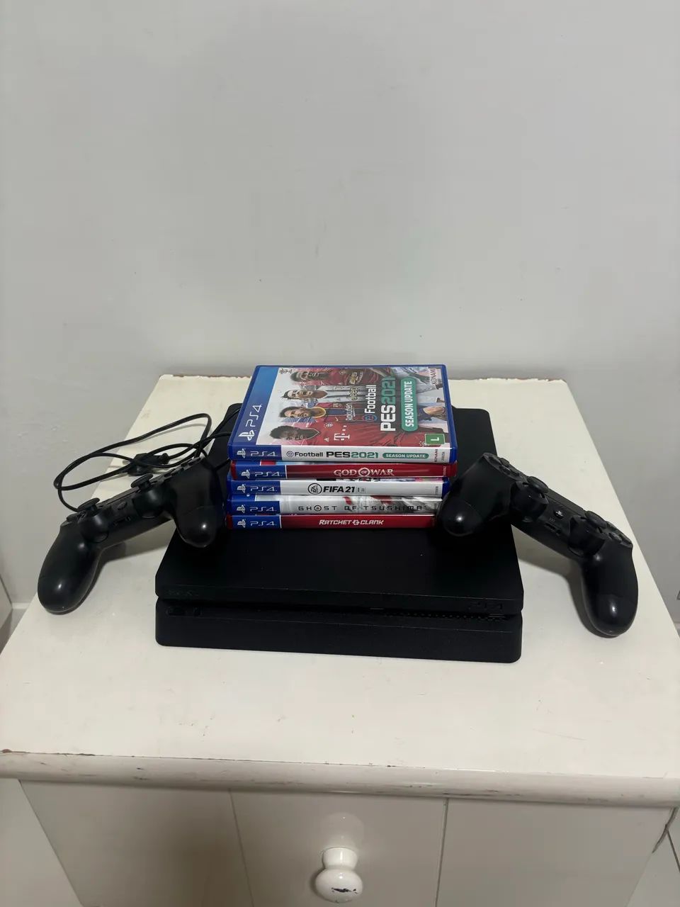 ps4 slim 1tb 2 controles com jogos - Foto 5