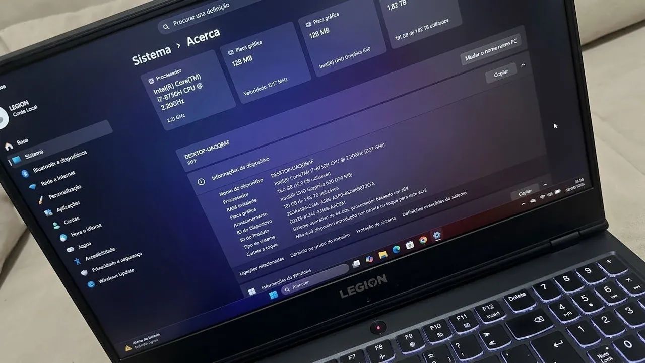 Notebook Legion  - Foto 2
