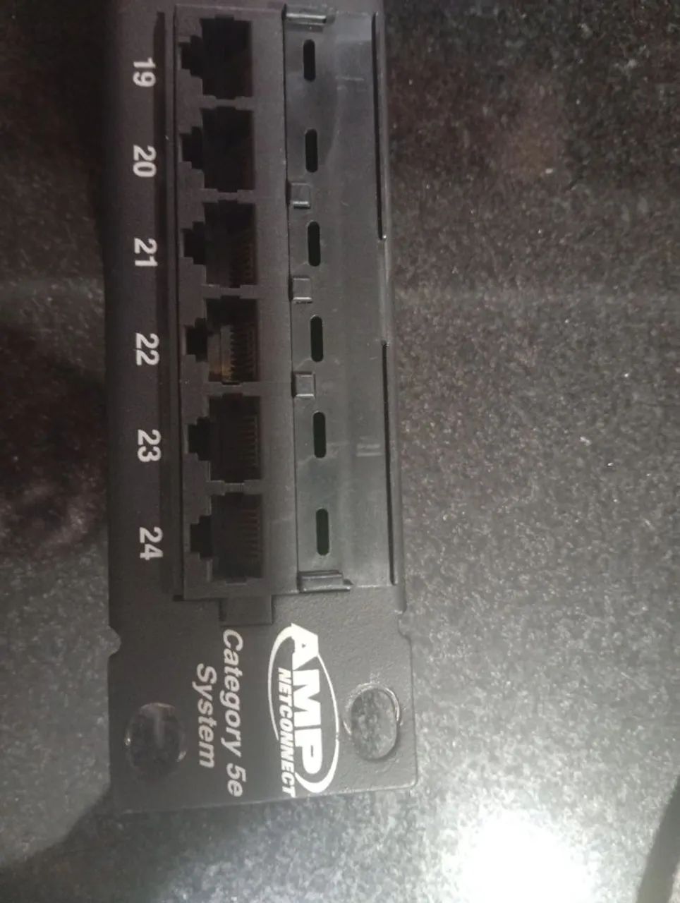 Patch Painel AMP Cat 5e - 24 portas