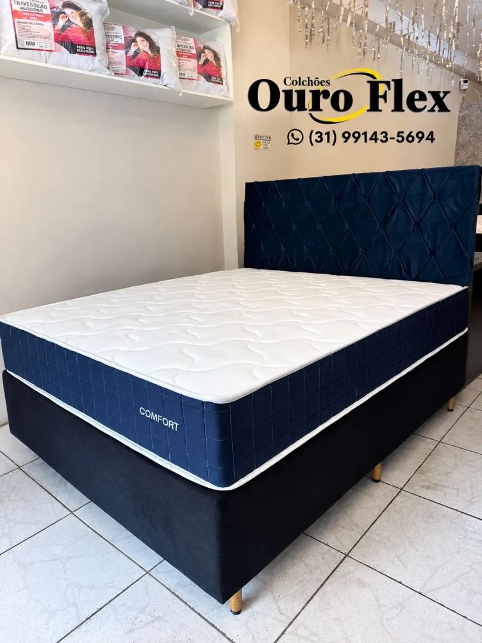 PROMOÇÃO!!! Colchão molas ensacadas casal + Box - Foto 2