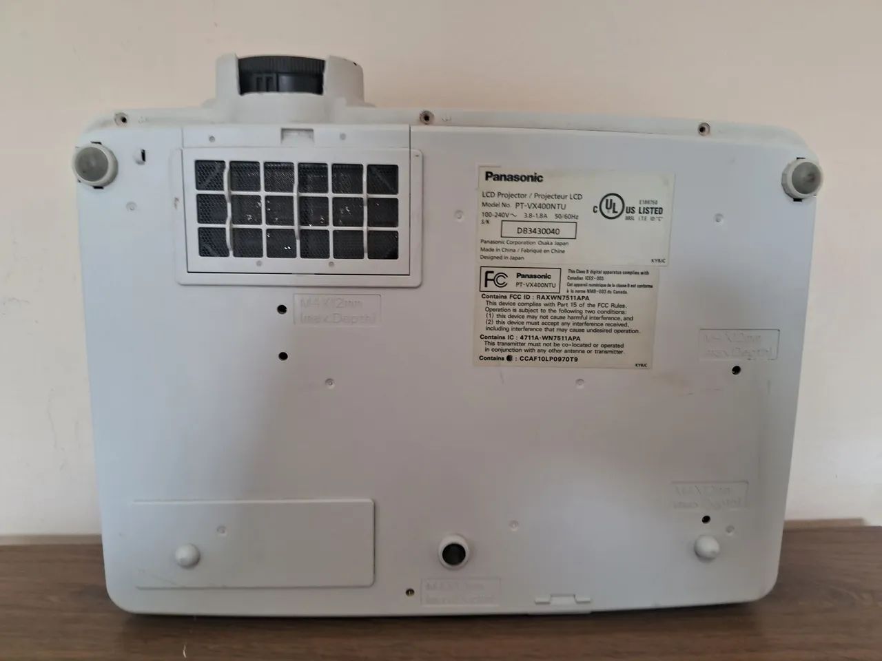 Projetor  Panasonic  VX400NT  - Foto 4