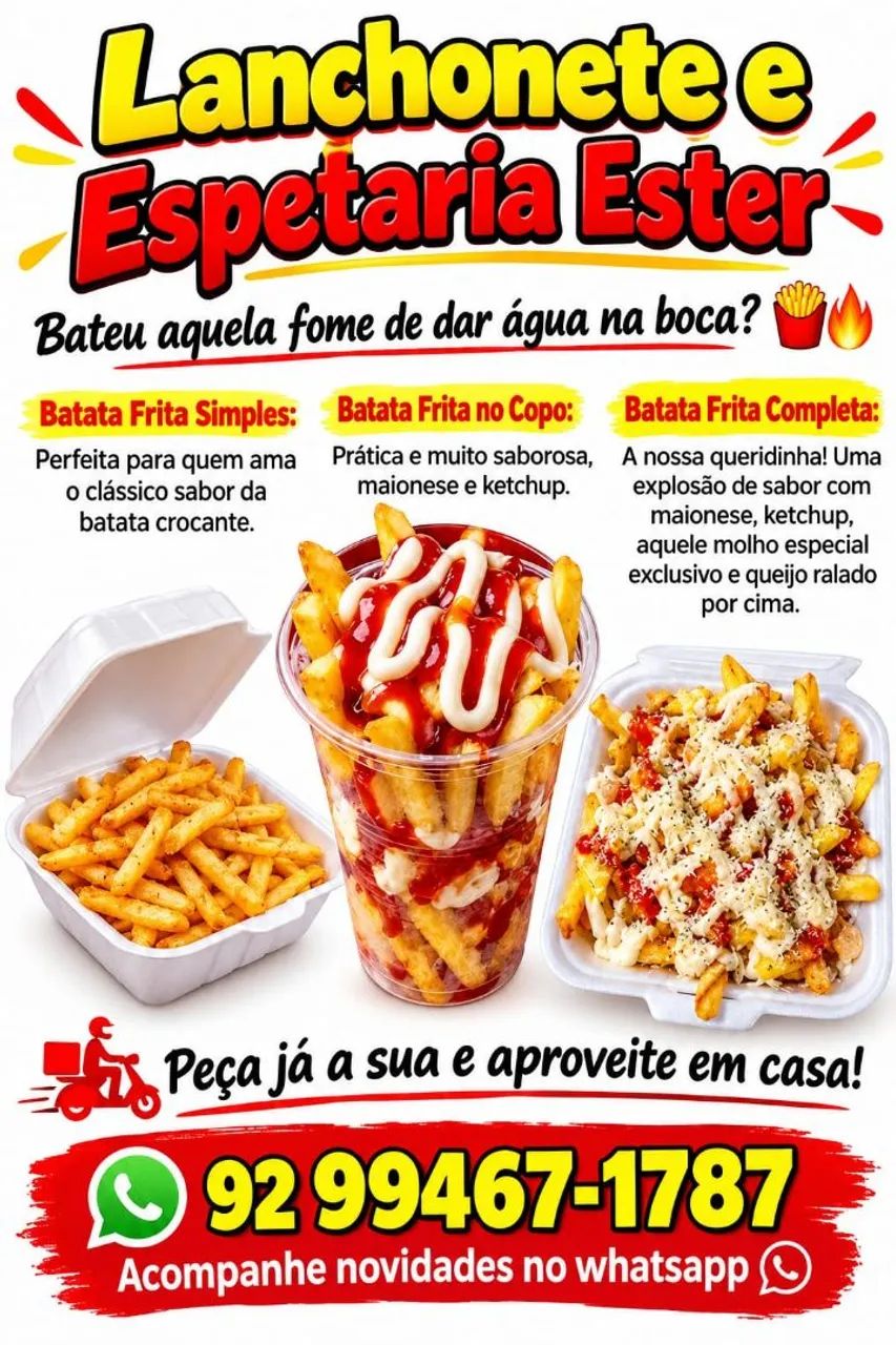 PORÇÃO DE BATATA FRITA  - Foto 2
