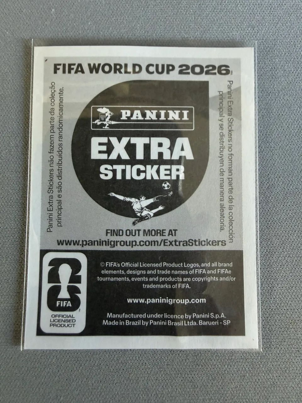 Figurinha Extra Sticker Moisés Caicedo 2026 BRONZE - Foto 2