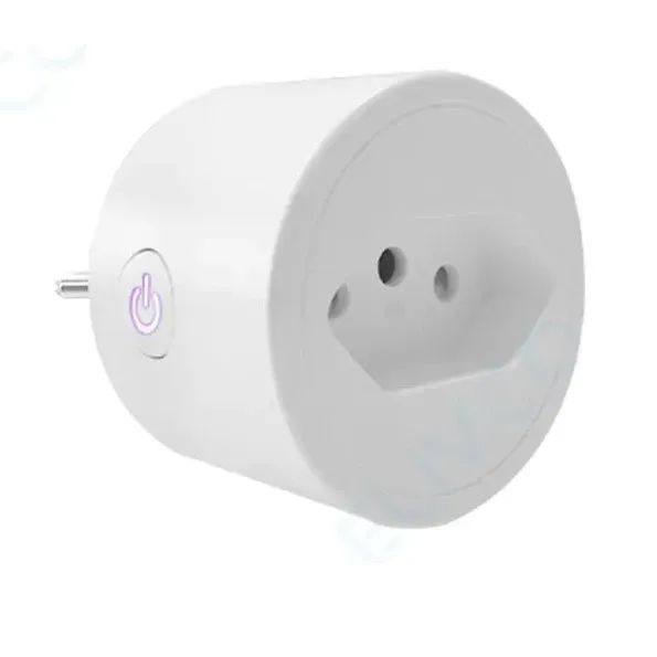 Tomada inteligente Wifi 16A Bivolt padrão brasileiro     Compatível com Amazon Alexa e Ass