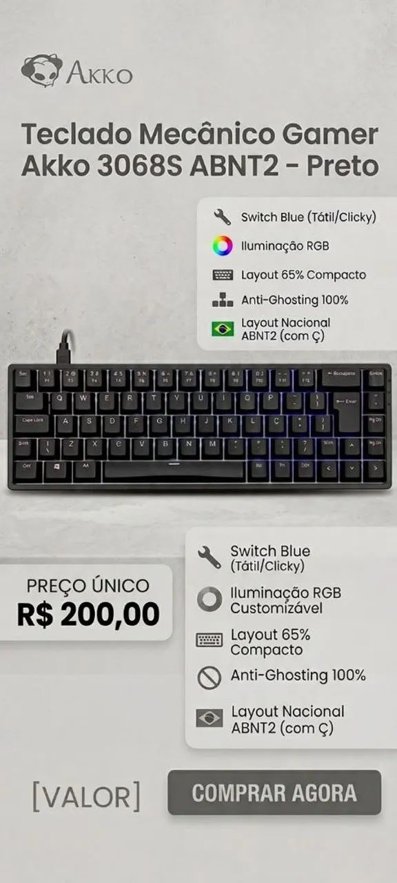 Teclado Gamer Akko