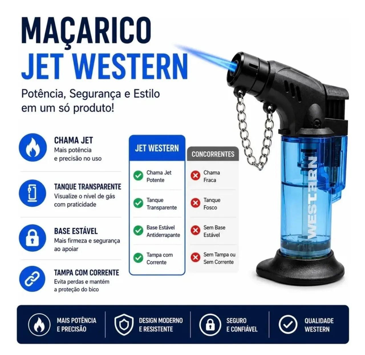 ISQUEIRO MINI MAÇARICO MODELO NOVO - Foto 4