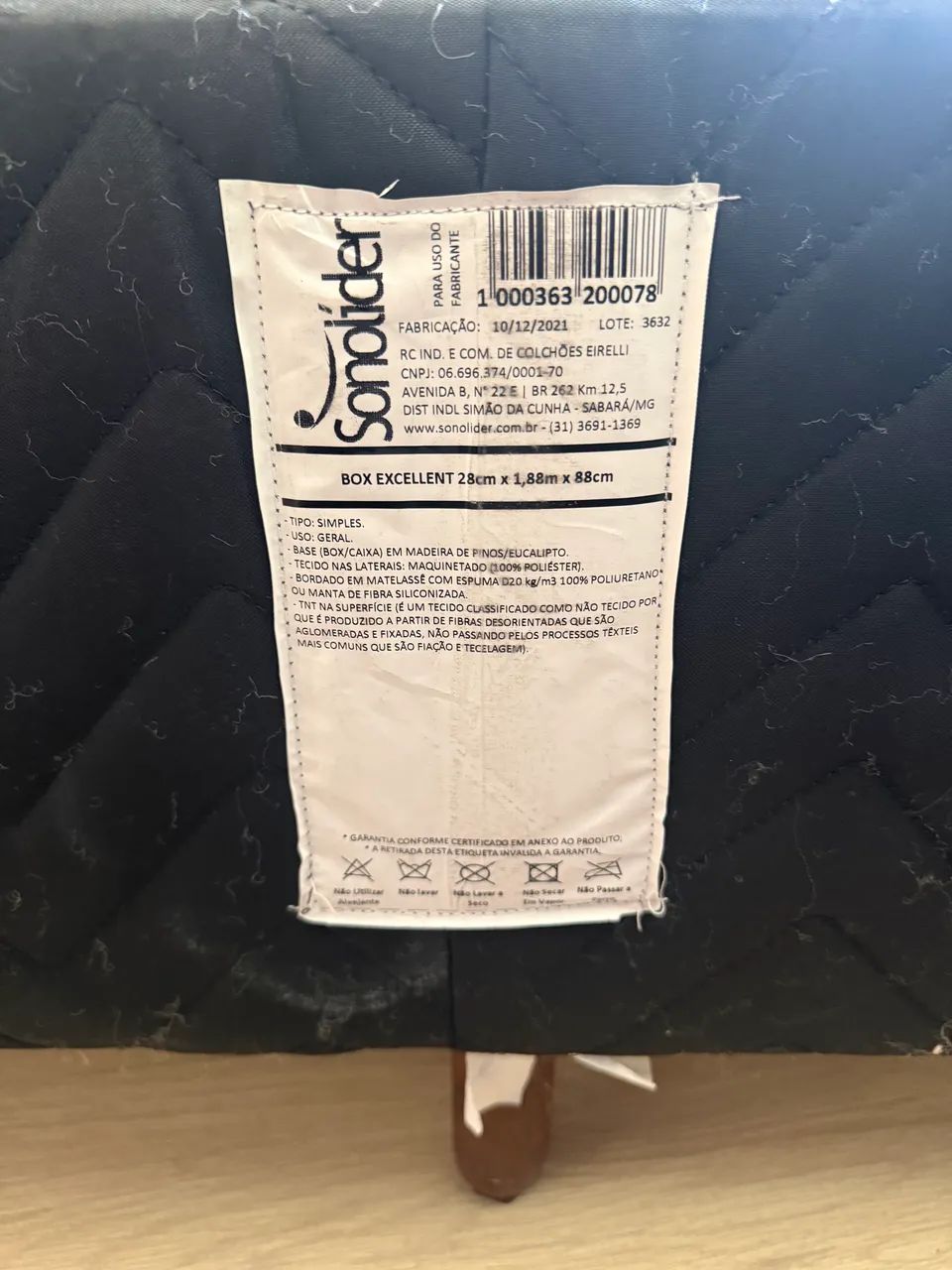 Cama box de solteiro com colchão  - Foto 3