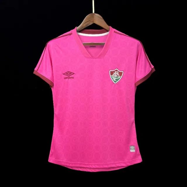 Camisa Fluminense Feminina Rosa 2023