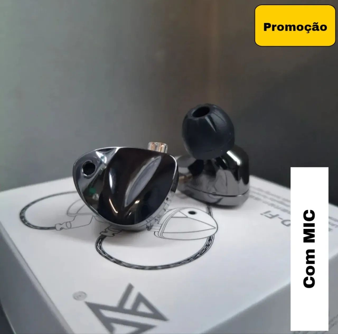 Fone KZ D-Fi com MIC R$ 100 - Foto 2