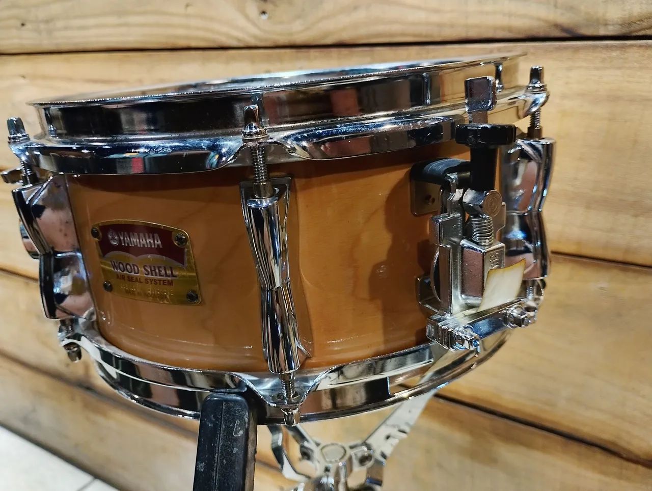 Caixa Pearl Yamaha Wood Shell 10 polegadas  - Foto 3