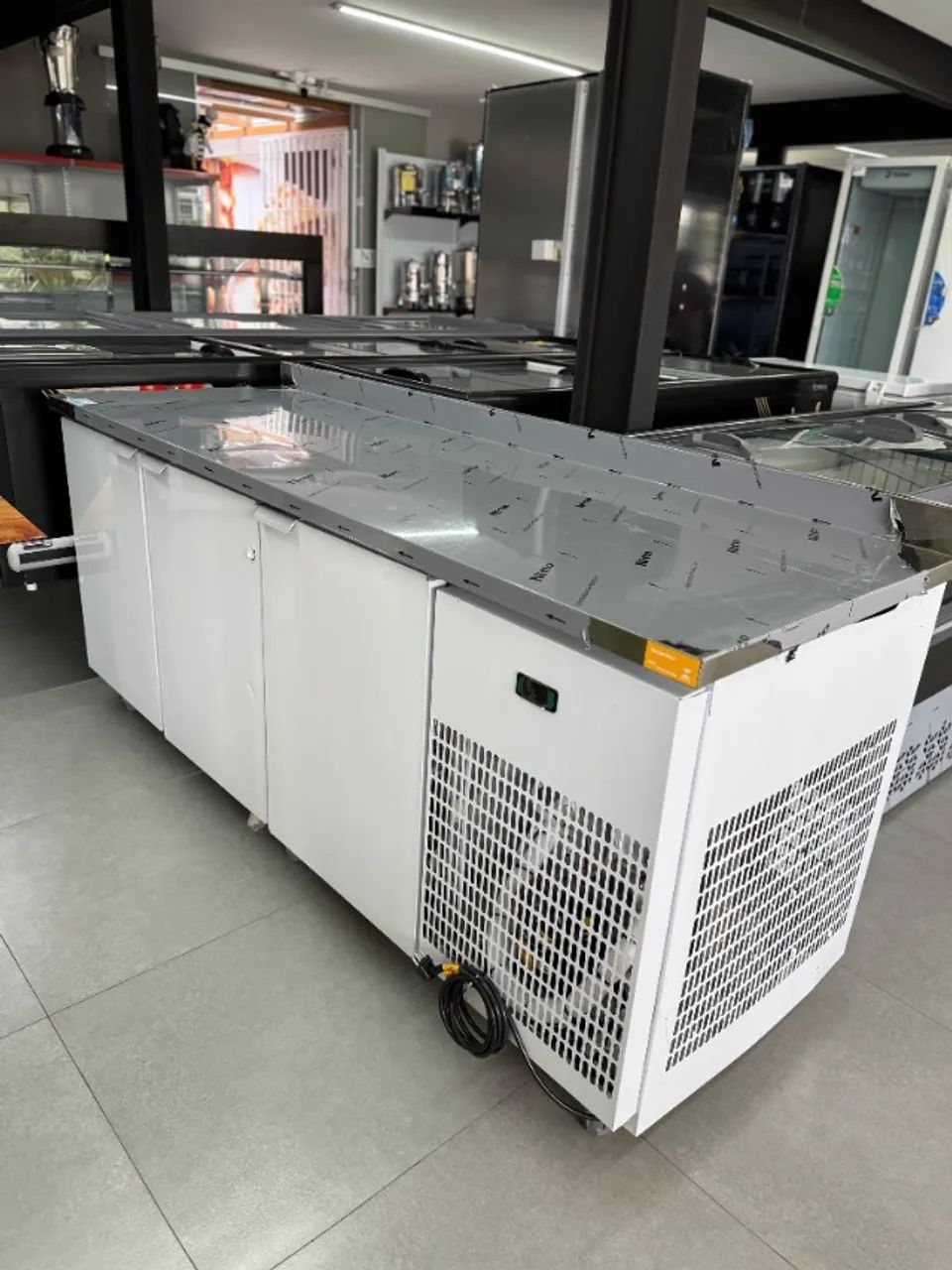 BSRAF-2000 BALCÃO DE SERVIÇO INOX 430 2000MM SEM CUBA AR FORÇADO - REFRIMATE - Foto 3