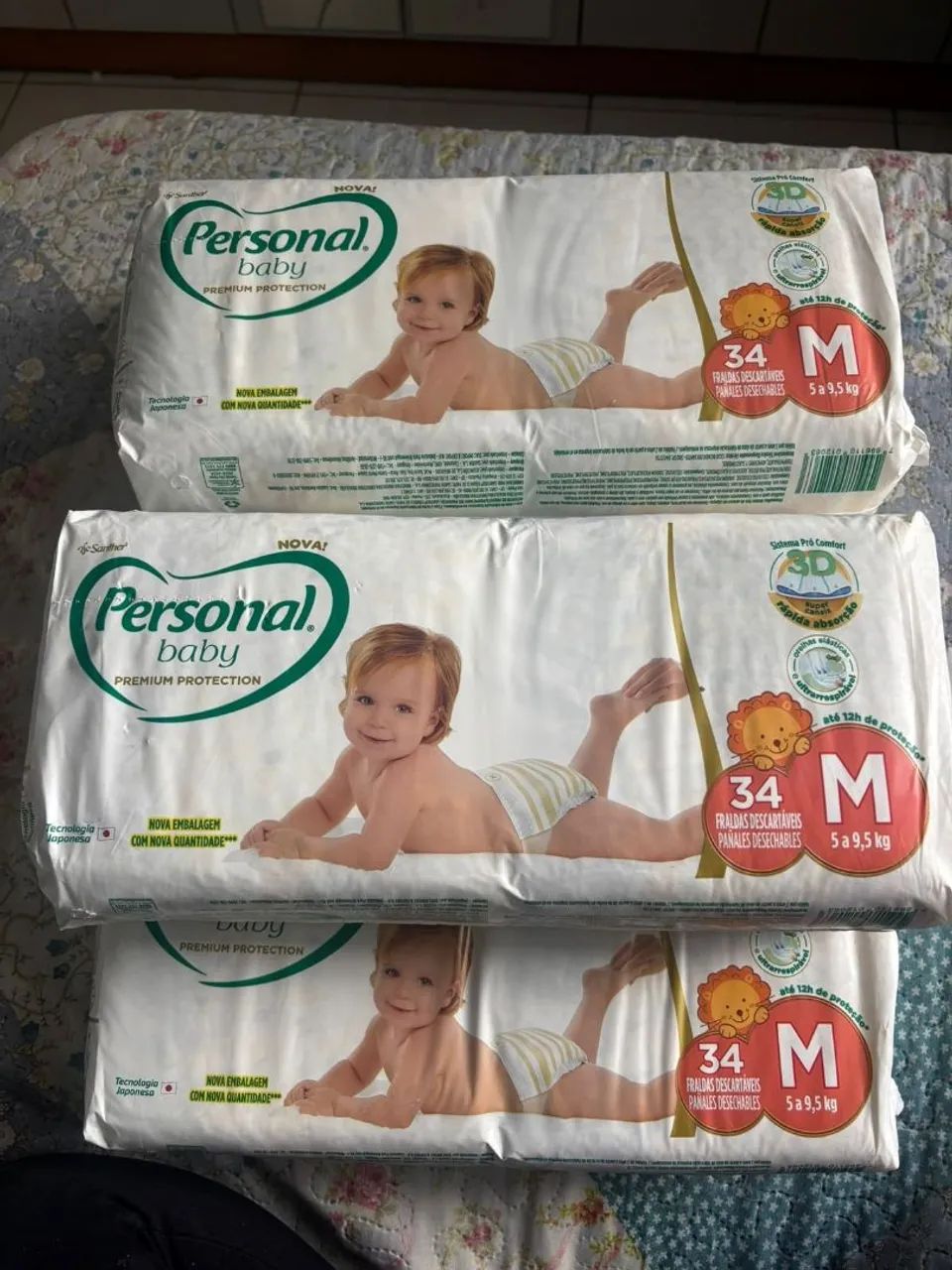 Fralda Personal Premium M - 34unidades