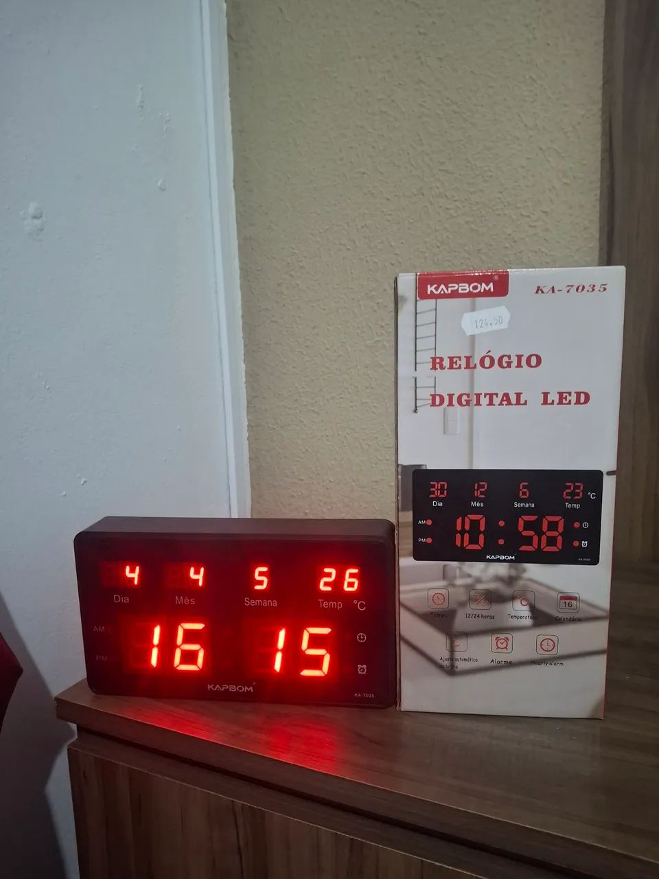 Relógio digital led418477759246510083