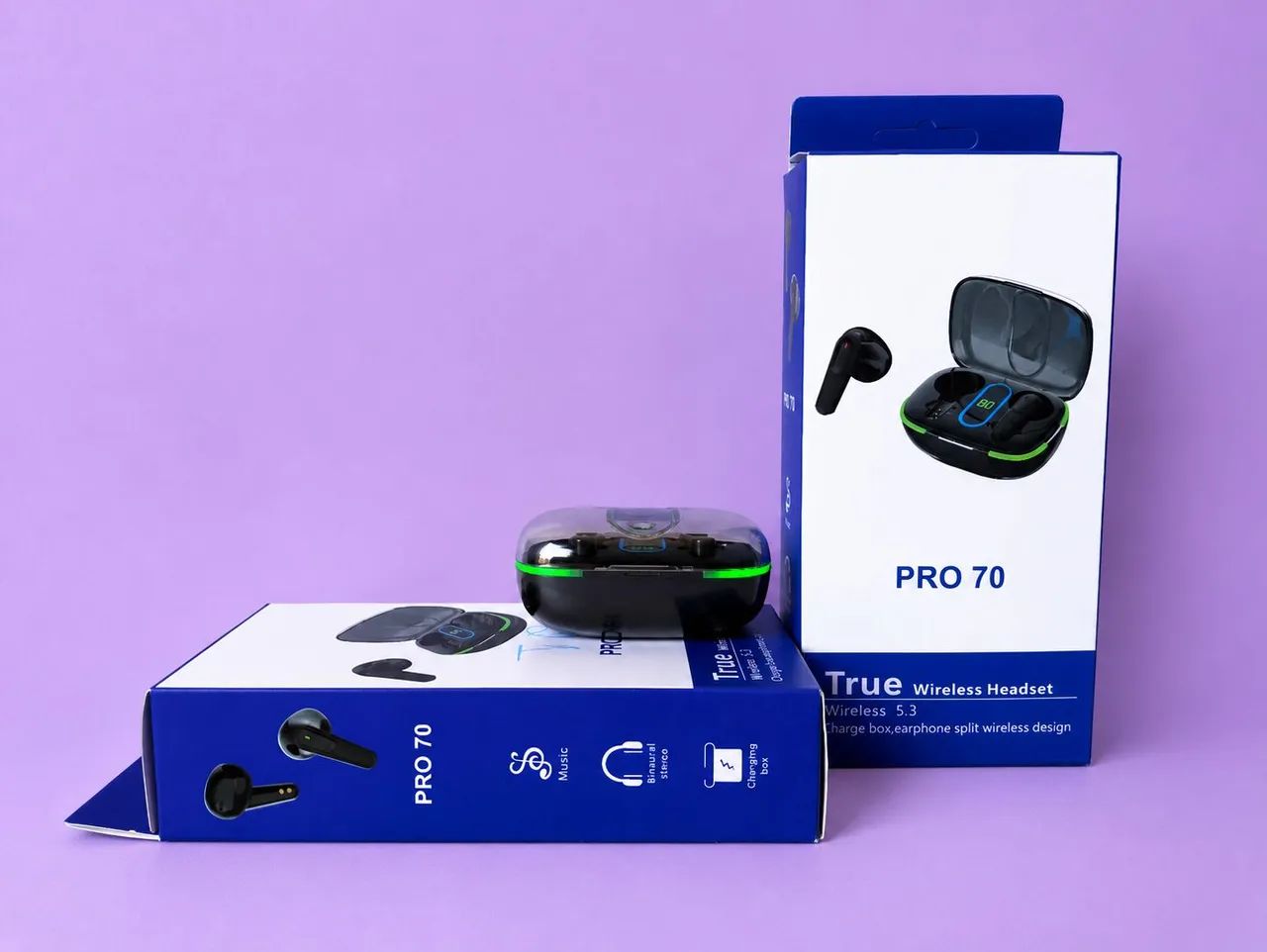 Fone de Ouvido Bluetooth Pro 70 - Foto 2