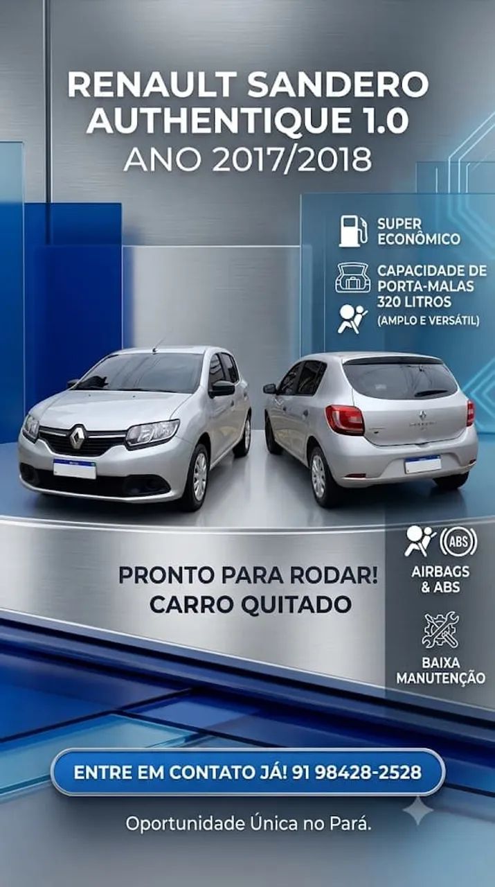 Renault Sandero SANDERO Authentique Flex 1.0 12V 5p 2018