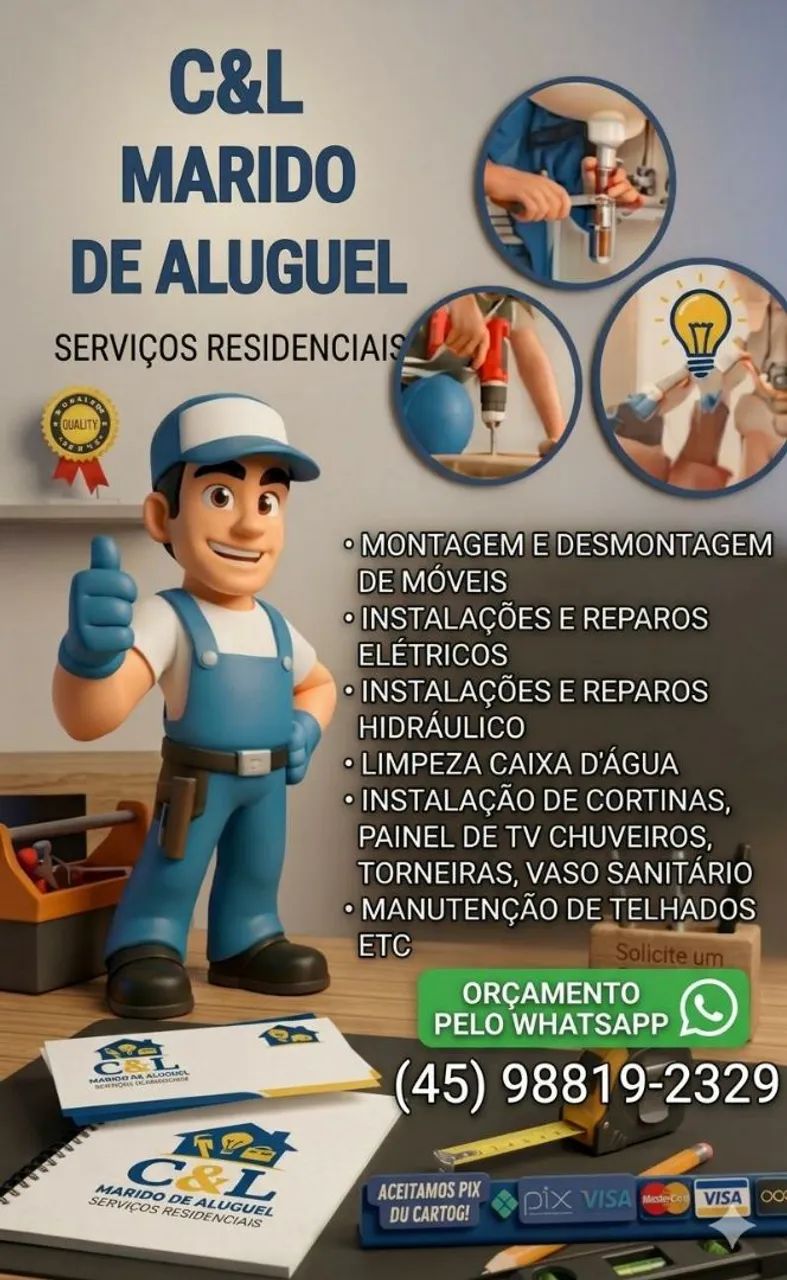 Marido de aluguel serviços residenciais 