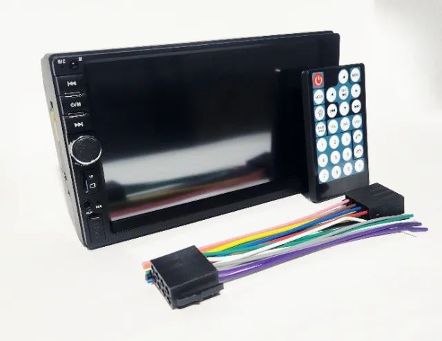 Multimídia MP5 2din Bluetooth Espelhamento pendrive