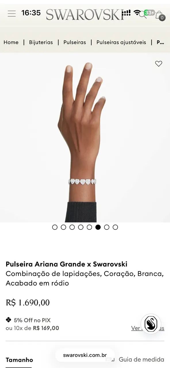 Pulseira Swarovski - Foto 2