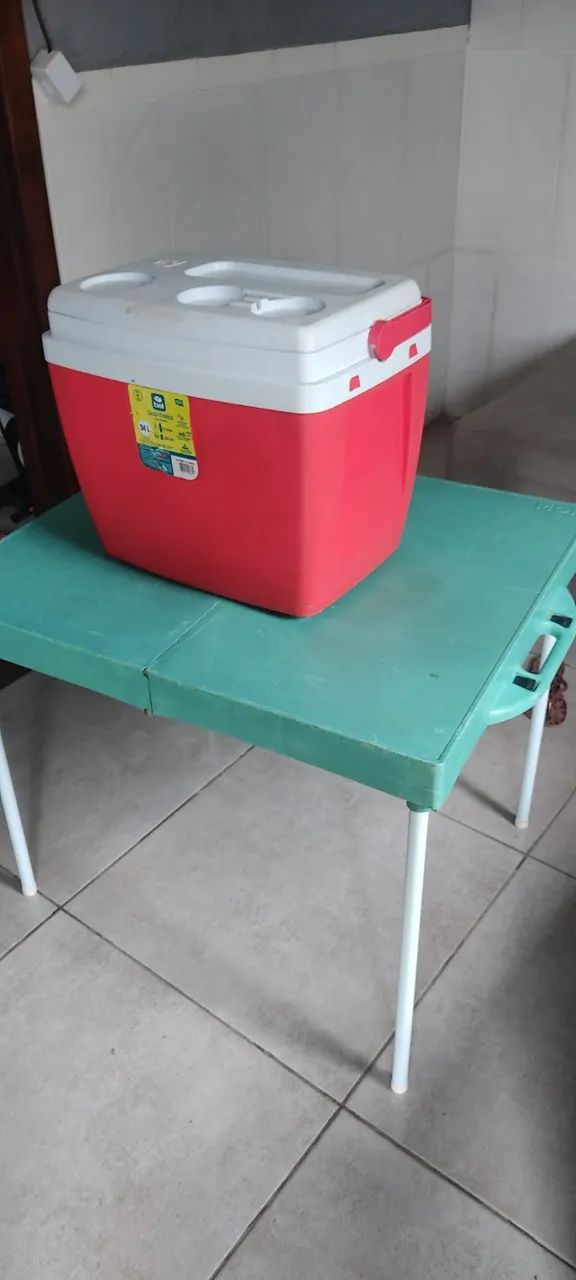 Mesa camping e caixa térmica  - Foto 4