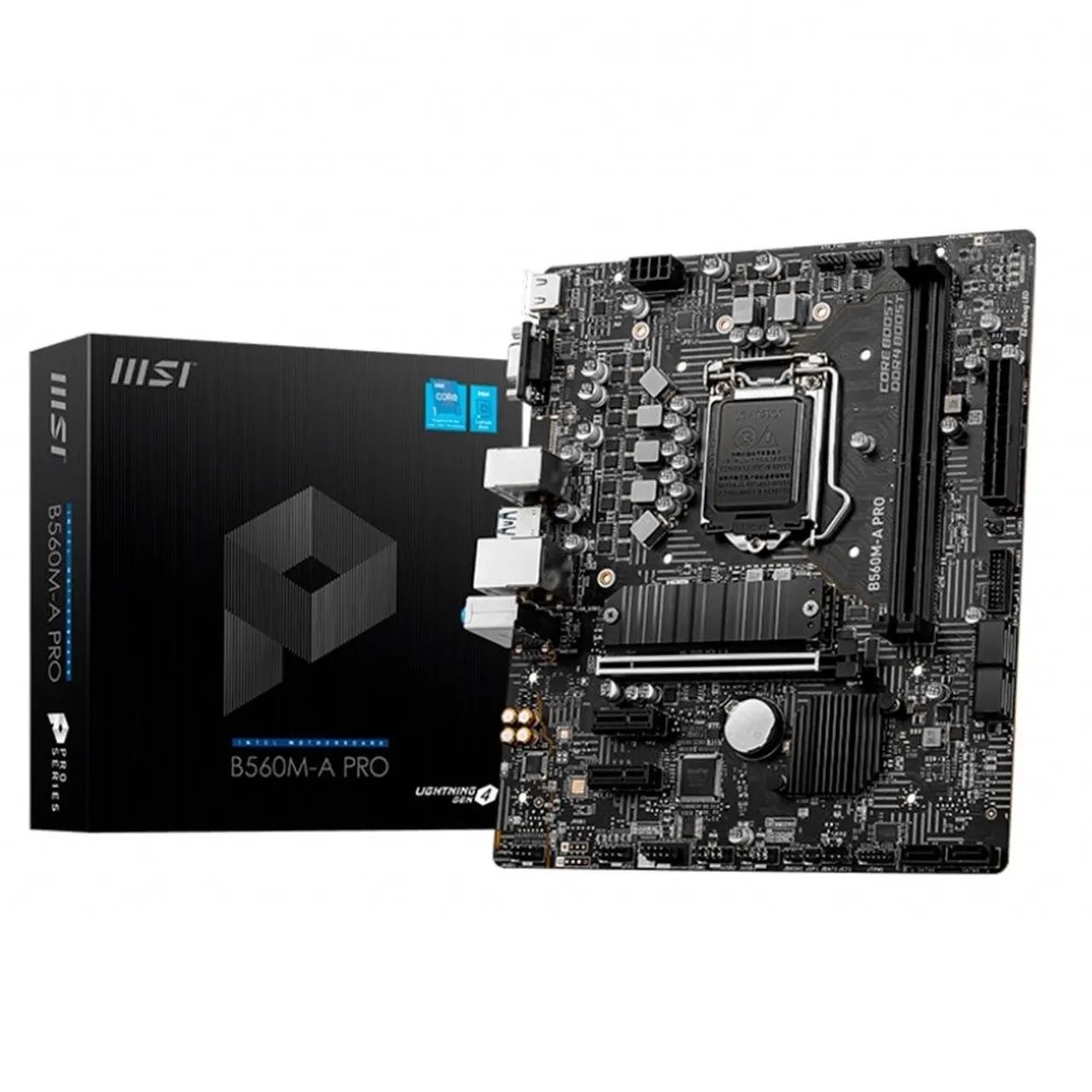 (APENAS PLACA-MÃE) MSI B560M-A PRO, Intel LGA 1200, mATX, 2 Slots DDR4 - Foto 3