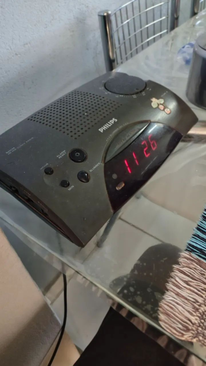 Rádio relógio Philips 
