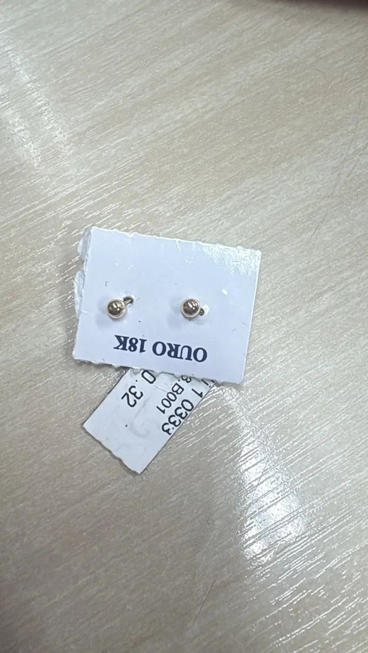 Brincos de ouro 18  - Foto 3