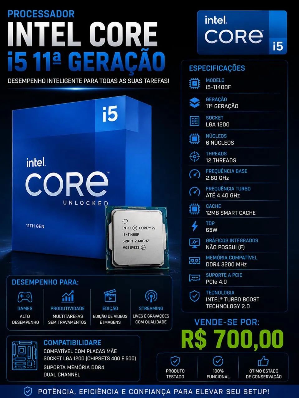 Processador Intel  - Foto 2