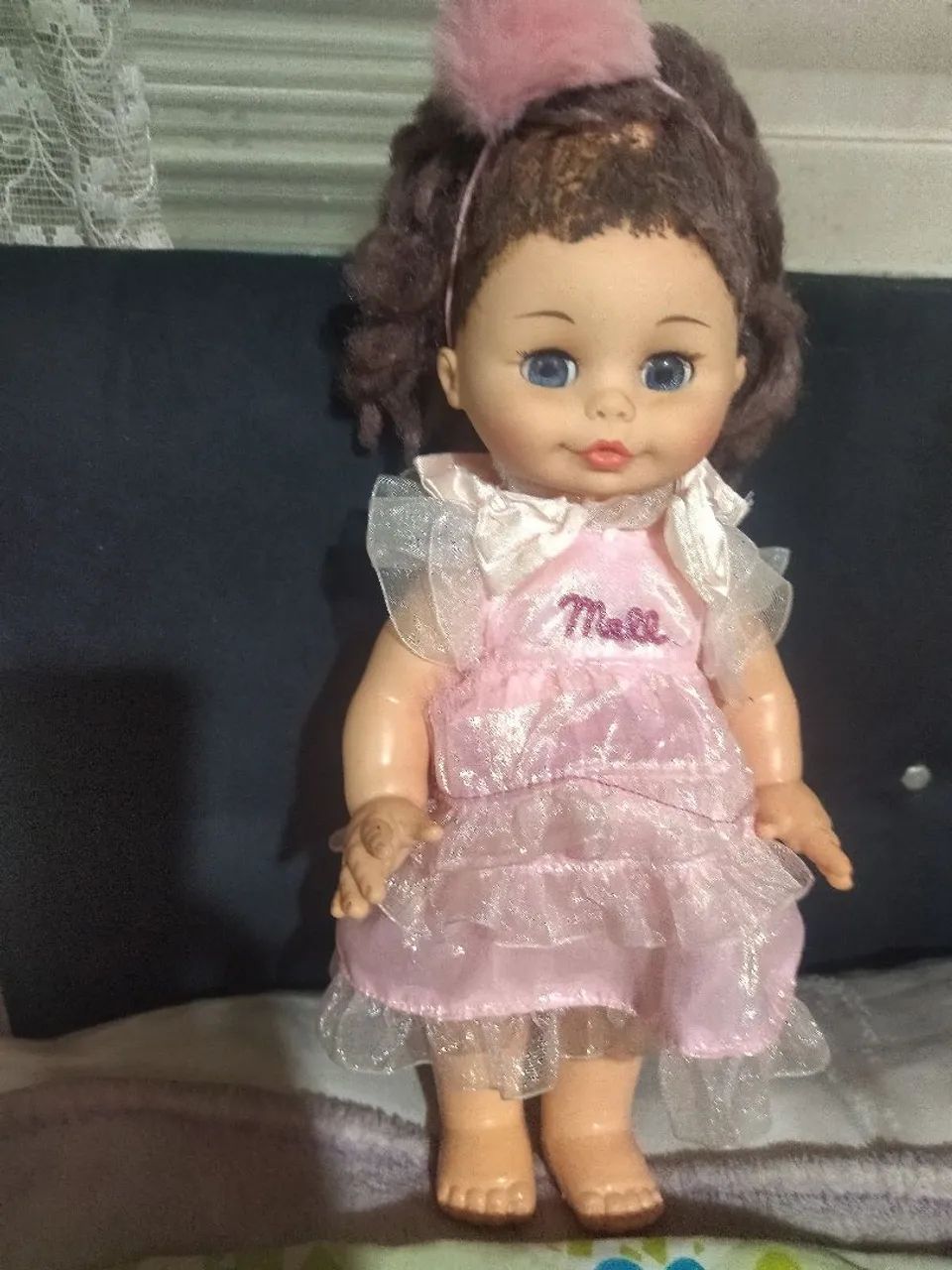 boneca antiga da estrela 70