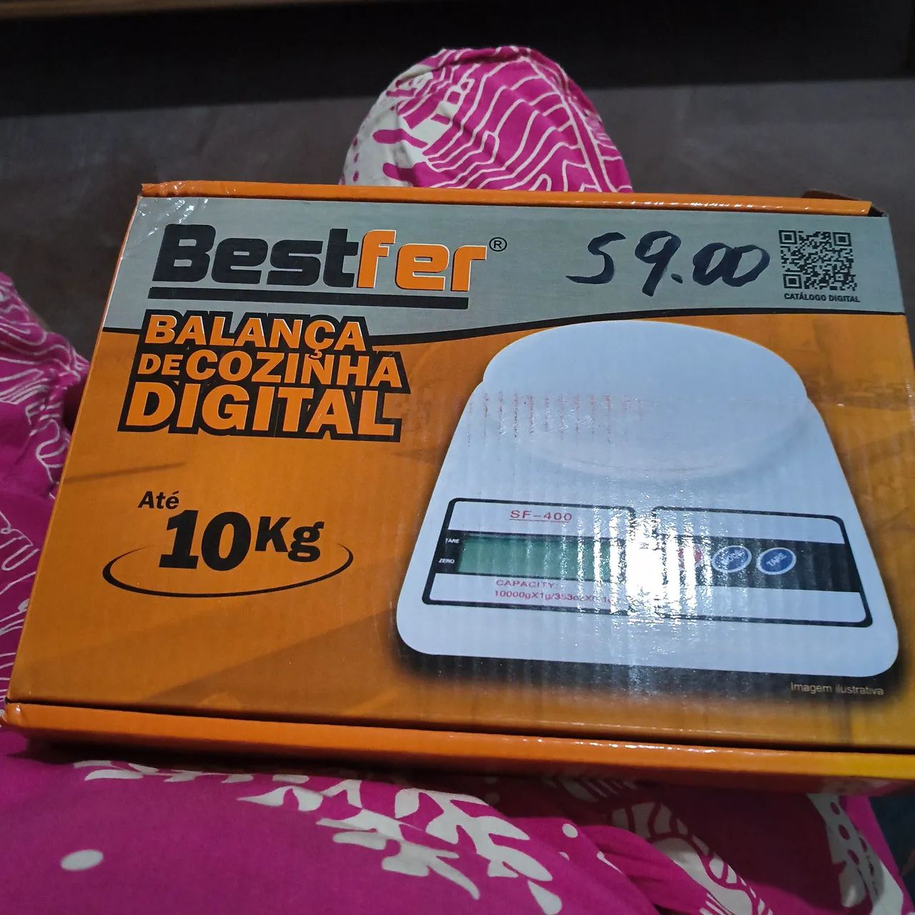 Balança para pesar comida