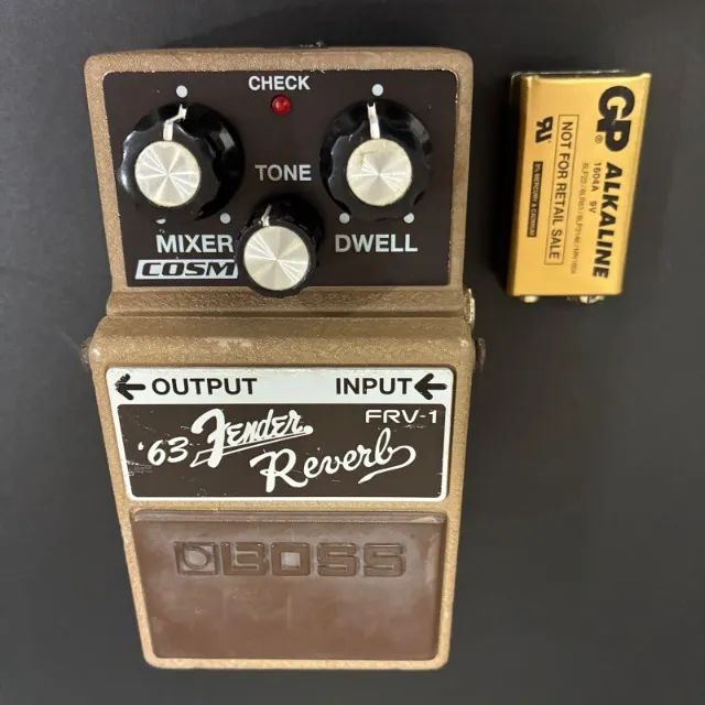 Pedal Boss FRV-1 63' Fender Reverb (Raro) - Instrumentos musicais