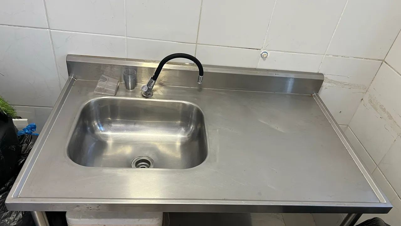 Bancada c/ cuba inox  - Foto 4