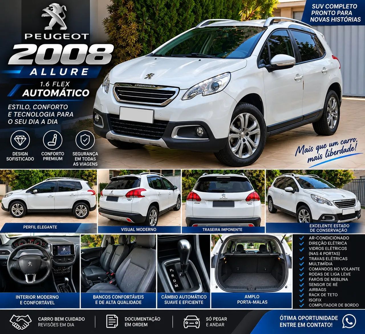 Peugeot 2008 ALLURE 1.6 16V 2017