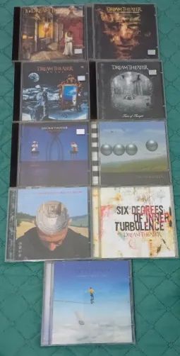 COLEÇÃO DREAM THEATER - CDs ORIGINAIS - EXCELENTE ESTADO - CDs