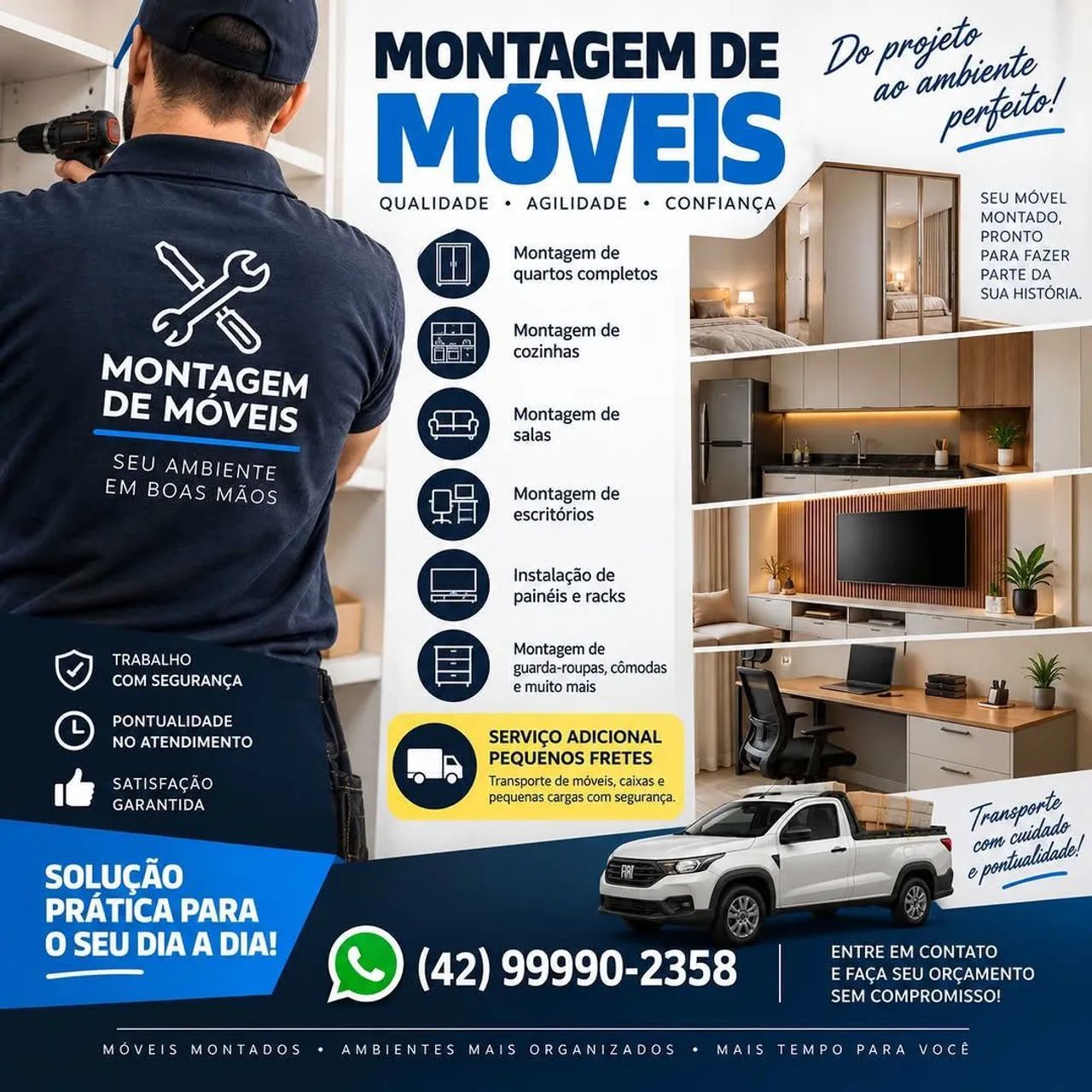 Montagem e reparos de móveis 