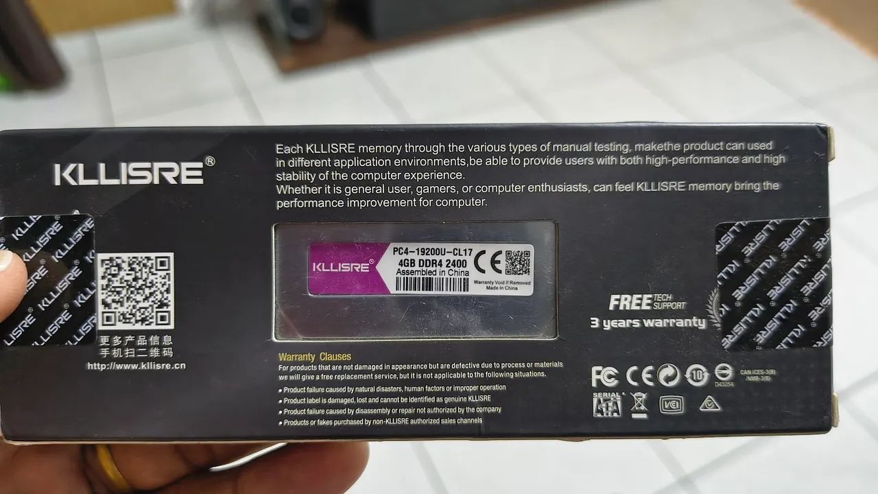 Memória DDR4 4 giga2400 - Foto 4