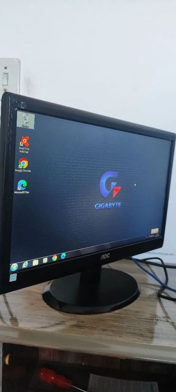 Monitor LED AOC 18.5" Polegadas - Modelo E950swn (Perfeito Estado) - Foto 2