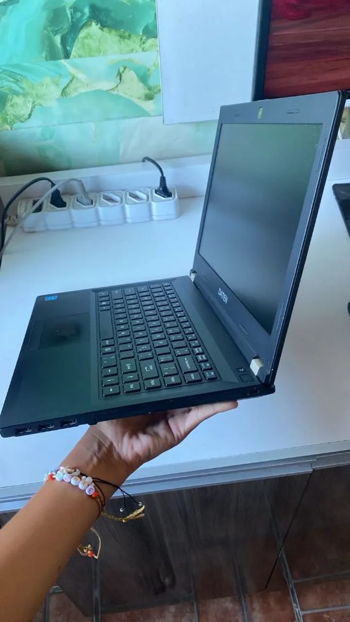 Notebook DATEN Celeron 4gb HD de 500 sem bateria  - Foto 4