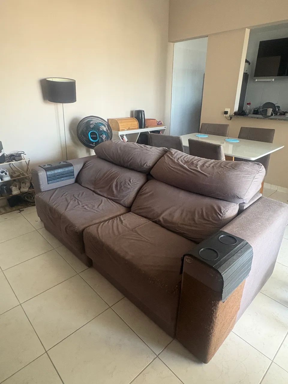 Sofá 4 lugares Semi novo - Foto 5