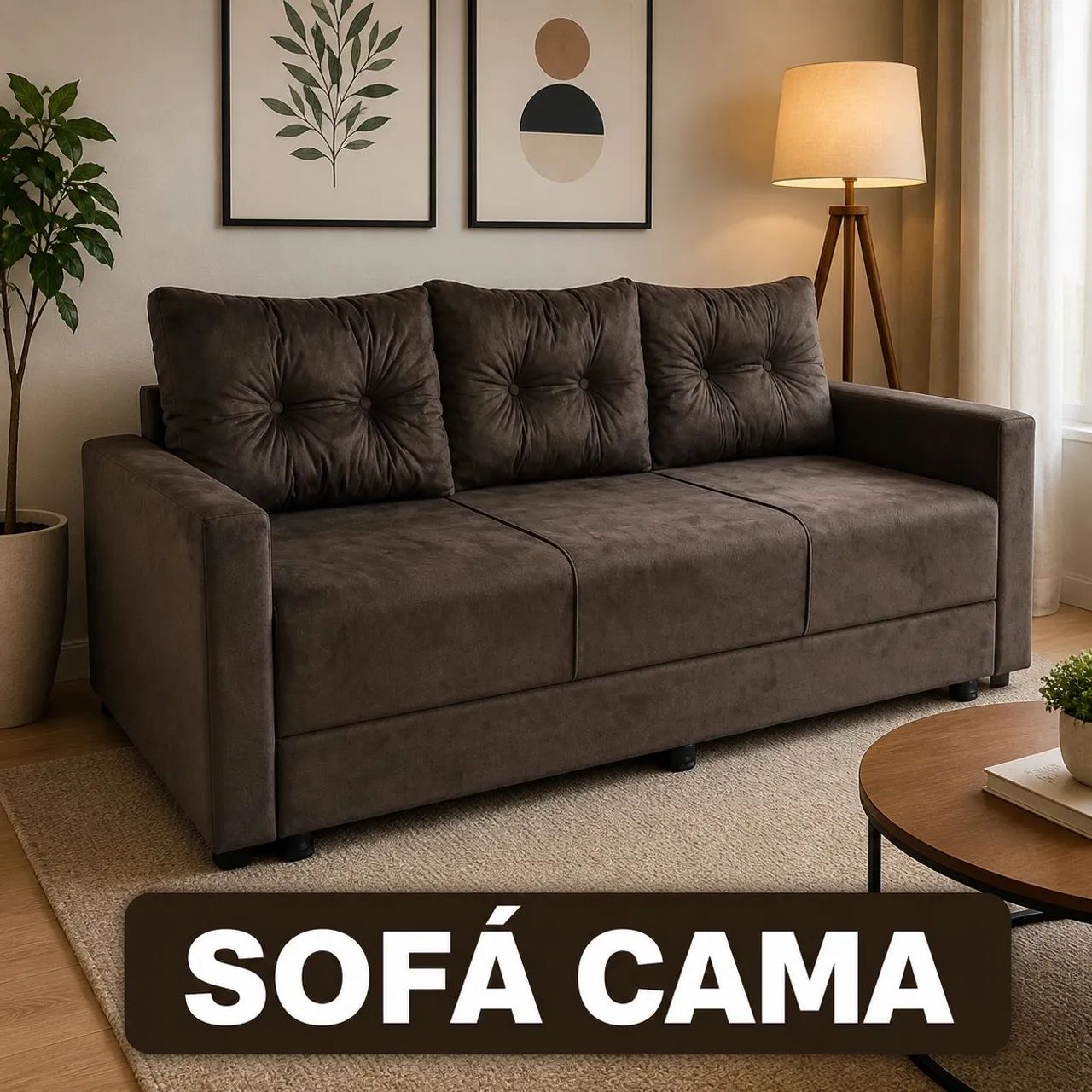 SOFÁ CAMA moderno, preço INCRÍVEL!!! - Foto 5