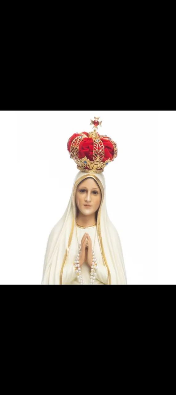 Imagem de Nossa Senhora de Fátima 120cm - Resina com Coroa | Nova