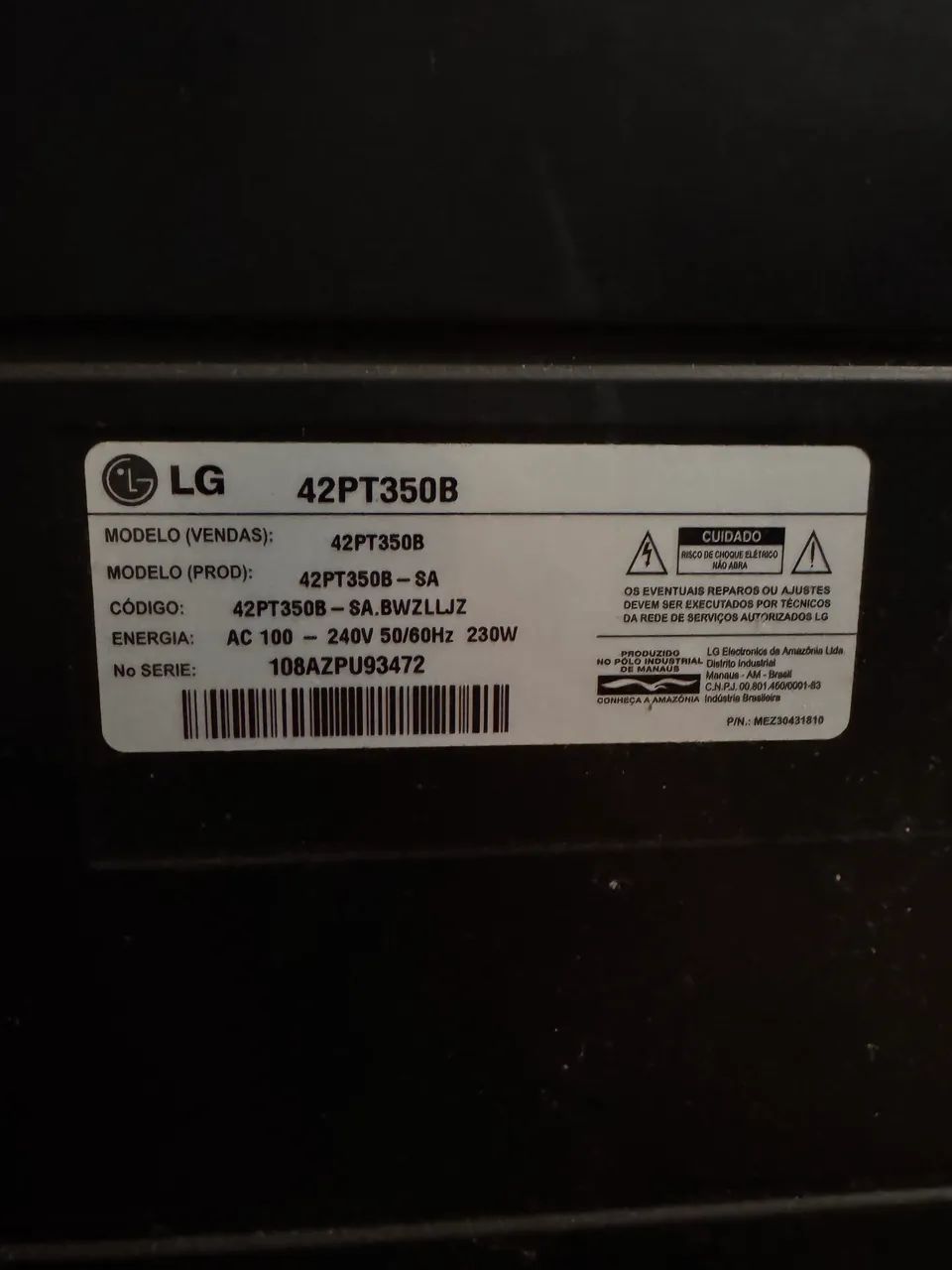 TV LG 42 polegadas  - Foto 4