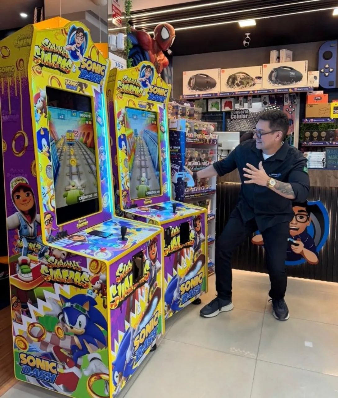 ARCADE SUBWAY 2 JOGOS - Foto 4