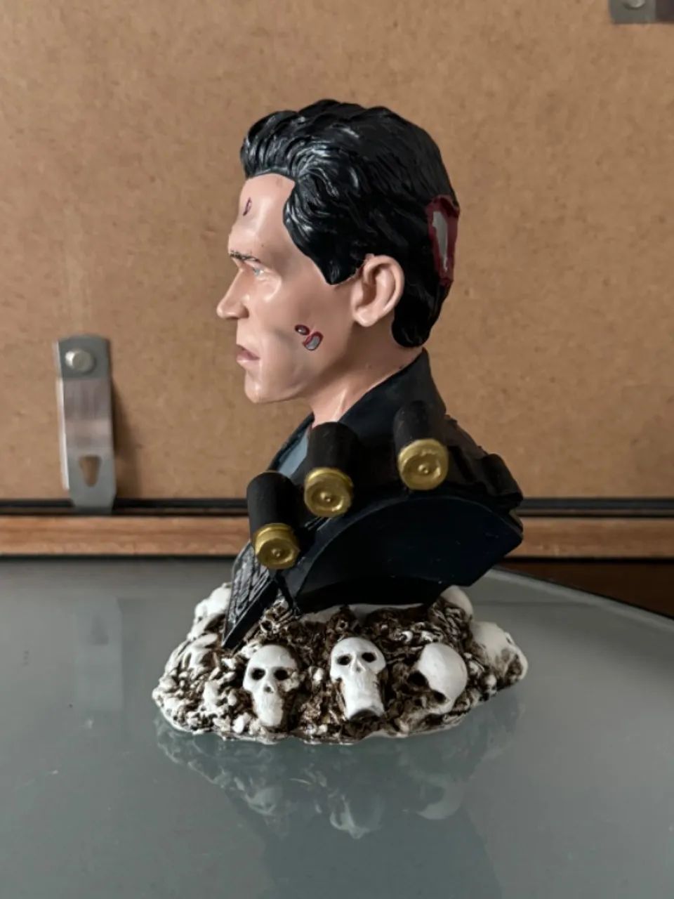 Externaminador do futuro busto de Arnold Schwarzenegger de 13cm - Foto 4