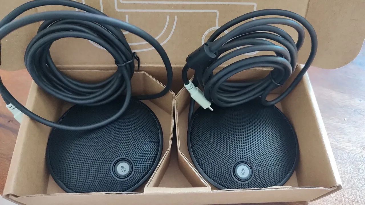 Microfone Duplo de Expansão para Video Conferência Logitech - V