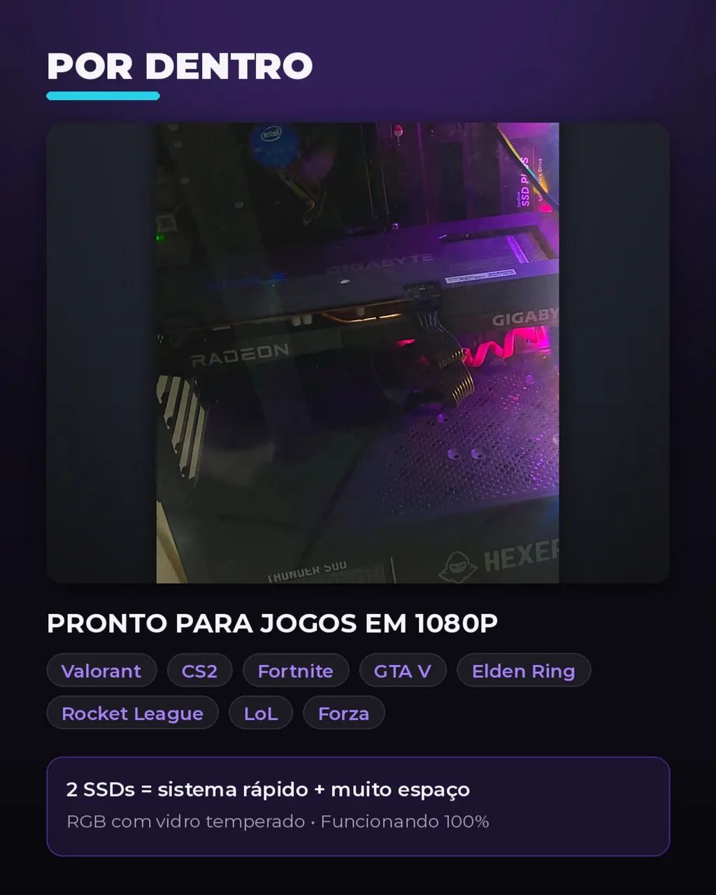 PC GAMER RX 6600 10 GEN - Foto 2