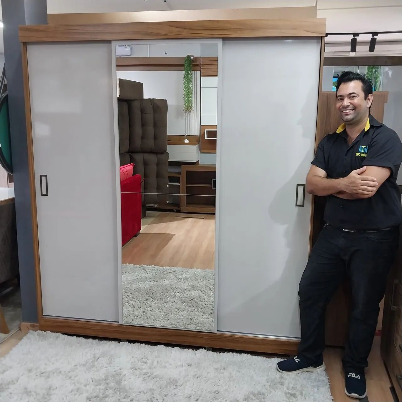 GUARDA ROUPA CASAL PORTA DE CORRER