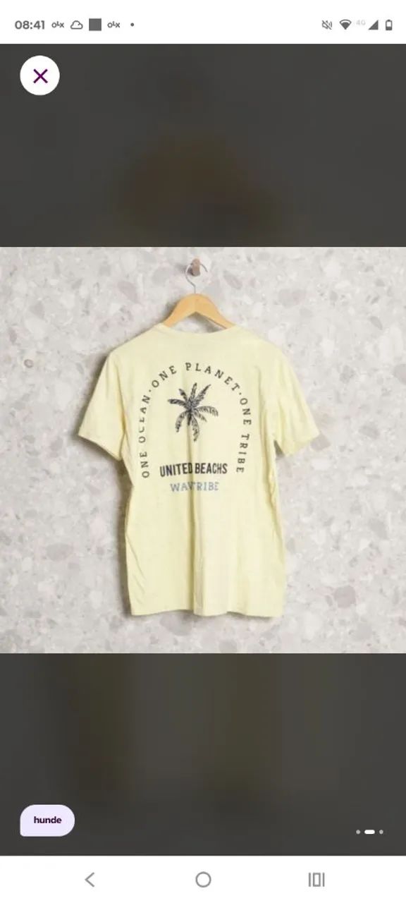 Camisa amarela hunder - Foto 2