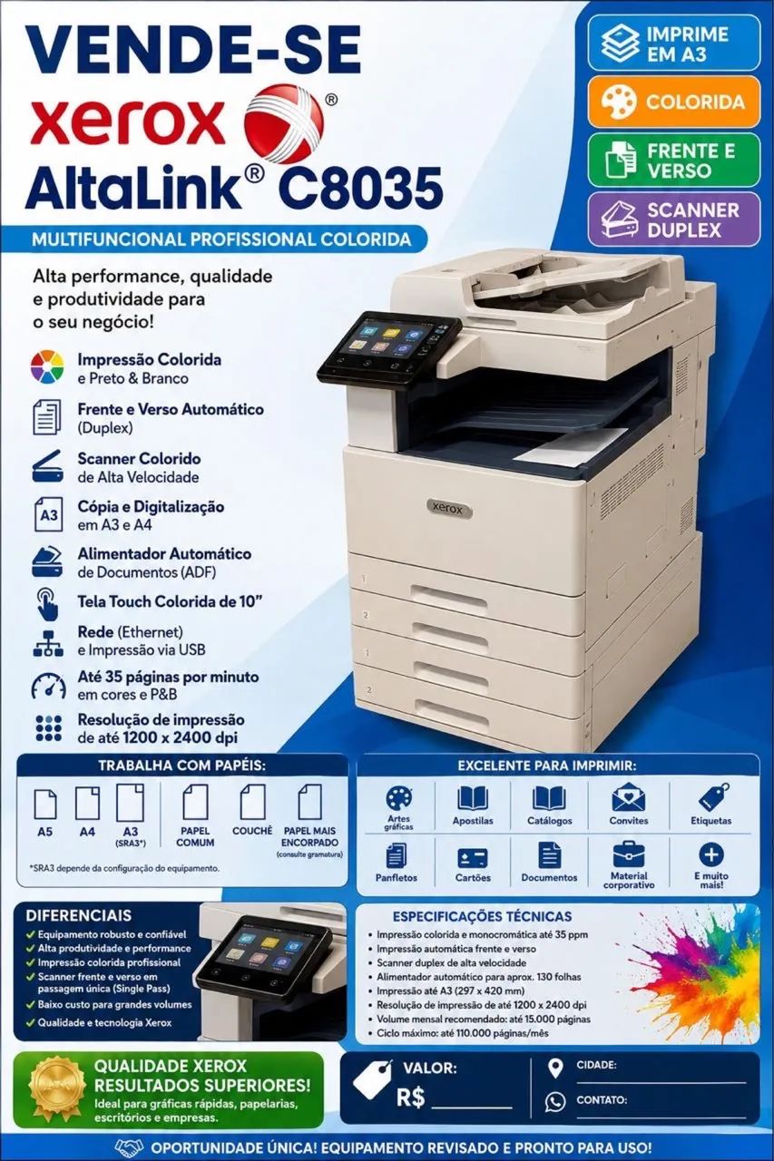 Xerox AltaLink C8035 - Foto 4