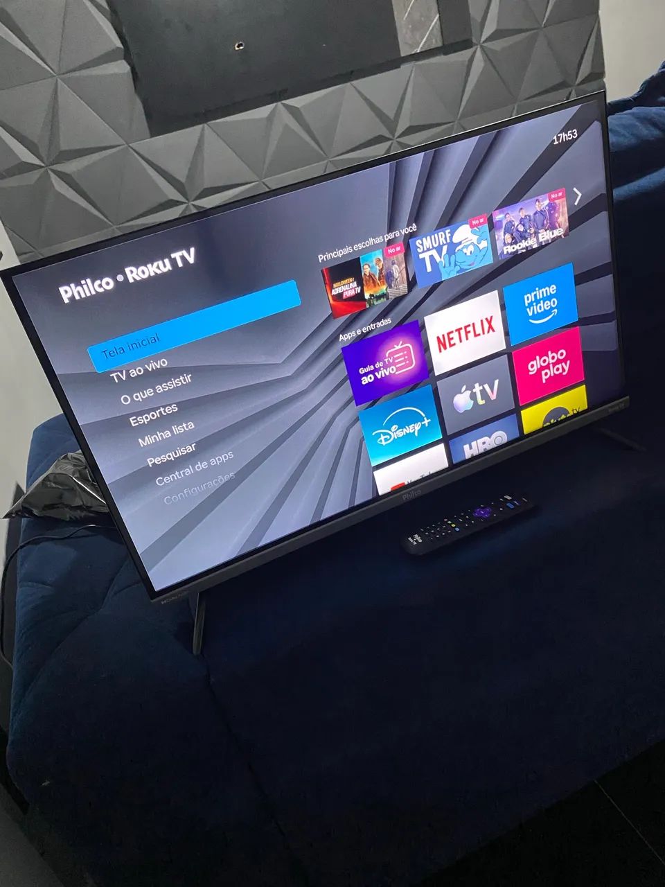 Tv smart 32 polegadas Roku dolby Áudio - Foto 3