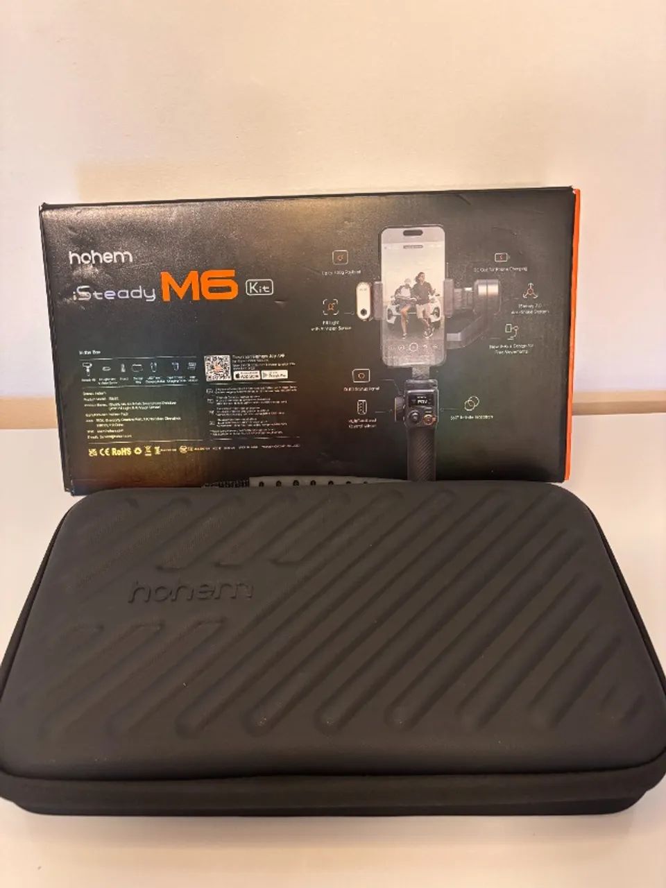 Estabilizador gimbal Hohem iSteady M6 Kit 3 eixos e sensor magnético - Foto 3